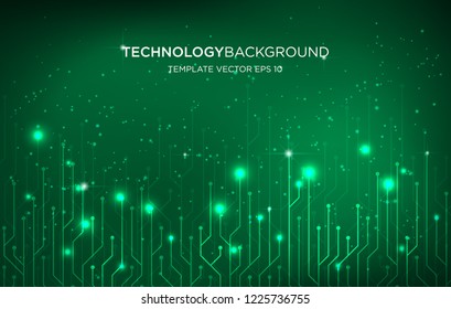 digital technology background template background with modern hi tech concept and space electricity circuit style, vector eps 10
