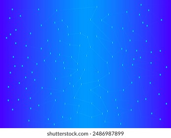 Digital technology banner  blue color background concept with technology light effect, abstract tech, future data, digital internet network, big data, lines dots connection, illustration vector