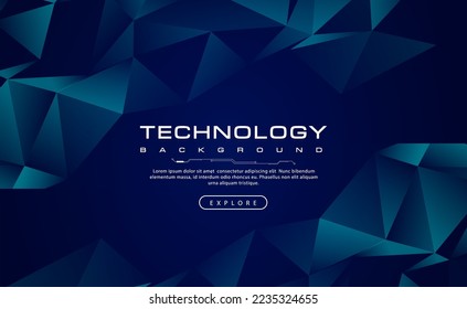 Digital technology banner blue green background concept, cyber technology light effect, abstract tech, innovation future data, internet network, Ai big data, lines dots connection, illustration vector