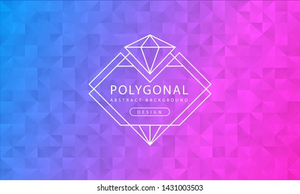 Digital technology banner pink blue background concept with technology line light effects, abstract tech, illustration vector for graphic design