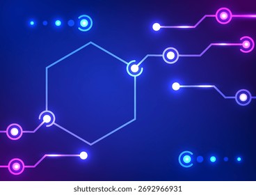Digital technology circuit background.  circuit board and electronic concept. Design for circuit board futuristic network computer data system.