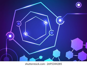 Digital technology circuit background. Business and electronic computer data concept. Design for futuristic network system.