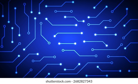 Digital technology circuit background. Futuristic circuit board concept. Design for system circuit computer and data.