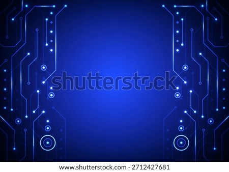 Digital technology circuit background. Futuristic circuit electronic concept. Design for circuit lines network system data computer cyber virtual and backdrop.
