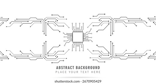 Digital Technology Circuit Network Background