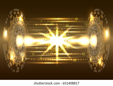 Digital technology, communication concept background vector.