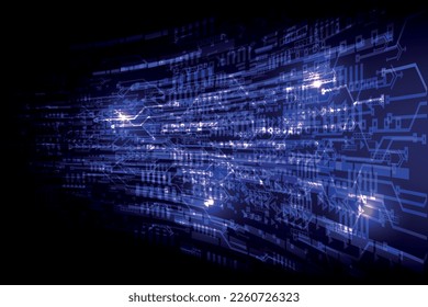 digital technology composition abstract background, hi-tech vector and illustration