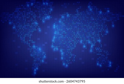 digital technology composition abstract background, hi-tech vector and illustration