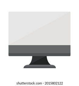 Digital and technology computer with white screen