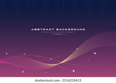 Digital Technology Concept. Abstract background a Red light. Connection Style. Cyber information, Digital world, Data fiber, Network connection, Internet, Tech data, Future innovation Vector