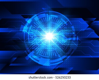 Digital technology concept abstract background. Vector Illustration.