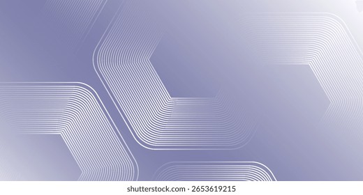 Digitales Technologiekonzept Abstrakt violett modernen Hintergrund mit Sechseck Elemente Illustration abstrakt