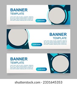 Digital technology and cyberspace web banner design template. Vector flyer with text space. Advertising placard with customized copyspace. Printable poster for advertising. Arial font used