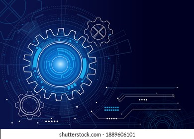 digital technology and engineering, digital telecoms concept, Hi-tech,futuristic technology background, vector illustration.