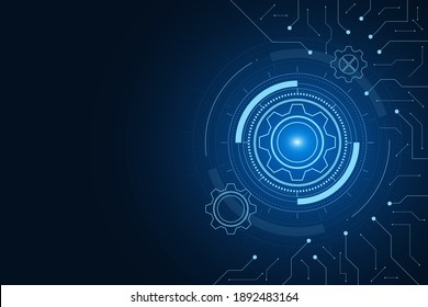 digital technology and engineering, digital telecoms concept, Hi-tech, futuristic technology background, vector illustration.