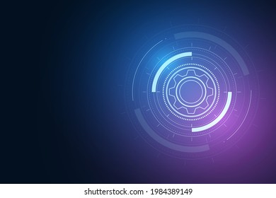 digital technology and engineering, digital telecoms concept, Hi-tech,futuristic technology background, vector illustration.