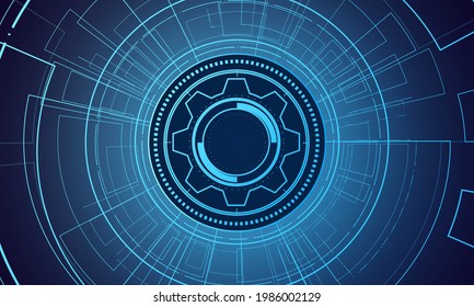 digital technology and engineering, digital telecoms concept, Hi-tech,futuristic technology background, vector illustration.
