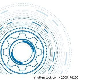 digital technology and engineering, digital telecoms concept, Hi-tech, futuristic technology background, vector illustration.