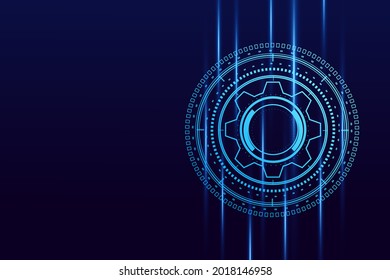 digital technology and engineering, digital telecoms concept, Hi-tech, futuristic technology background, vector illustration.