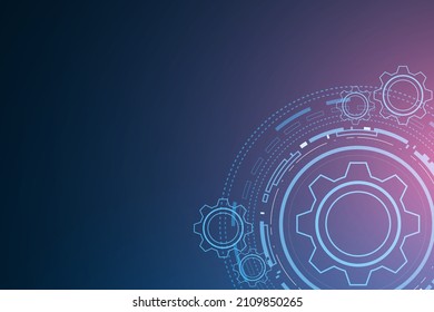 digital technology and engineering, digital telecoms concept, Hi-tech ,futuristic technology background, vector illustration.