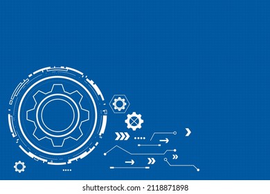 digital technology and engineering, digital telecoms concept, Hi-tech ,futuristic technology background, vector illustration.
