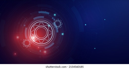 digital technology and engineering, digital telecoms concept, Hi-tech, futuristic technology background, vector illustration.