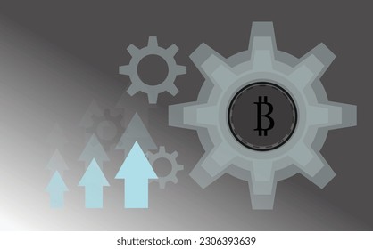 tecnología digital e ingeniería, concepto de telecomunicaciones digitales, fondo de tecnología de alta tecnología, tecnología futurista, ilustración vectorial.