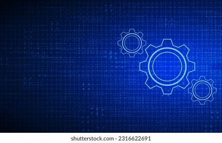 digital technology and engineering, digital telecoms concept, Hi-tech, futuristic technology background, vector illustration.
