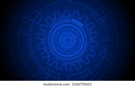 digital technology and engineering, digital telecoms concept, Hi-tech, futuristic technology background, vector illustration.