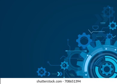 digital technology and engineering, digital telecoms concept, Hi-tech,futuristic technology background, vector illustration.