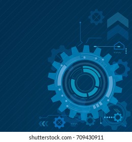 digital technology and engineering, digital telecoms concept, Hi-tech,futuristic technology background