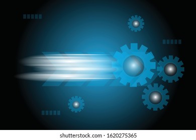 digital technology and engineering,Hi-tech,futuristic technology background, vector illustration.