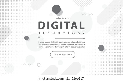 Digital technology futuristic internet network speed connection white background, cyber nano information, abstract communication, innovation future tech data, Ai big data line dot illustration vector