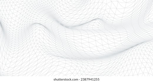 Tecnología digital futurista conexión de velocidad de red de internet fondo blanco, información de nano cibernético, comunicación abstracta, innovación datos tecnológicos futuros, Ai línea de datos grande ilustración de punto vector