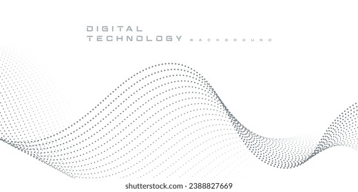Digital technology futuristic internet network speed connection white background, cyber nano information, abstract communication, innovation future tech data, Ai big data line dot illustration vector