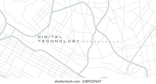 Digital technology futuristic internet network speed connection white background, cyber nano information, abstract communication, innovation future tech data, Ai big data line dot illustration vector