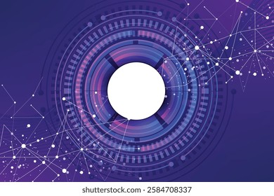 Digital technology futuristic internet network speed connection background