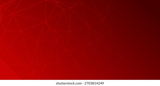 Digital technology futuristic internet network connection red background, abstract cloud cyber information communication, Ai big data science, innovation future tech, line dot. abstract background.