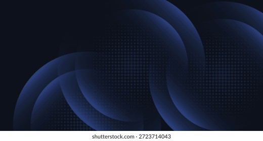 Digitaltechnik futuristische Internetverbindung dunkelschwarzer Hintergrund, blaue abstrakte Cyber-Informationskommunikation, Ai Big Data Science, abstrakte Dekoration