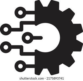 Icono de equipo de tecnología digital