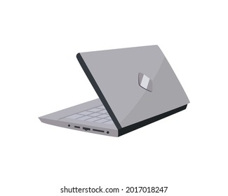 digital and technology gray laptop
