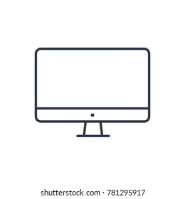 Digital technology icon. Isolated television and digital technology icon line style. Premium quality vector symbol drawing concept for your logo web mobile app UI design.