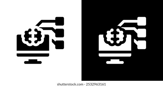 Digital technology icons. High-Quality Icons. Black icon. Ideal for Professional and Creative Projects. 