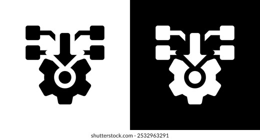 Digital technology icons. High-Quality Icons. Black icon. Ideal for Professional and Creative Projects. 