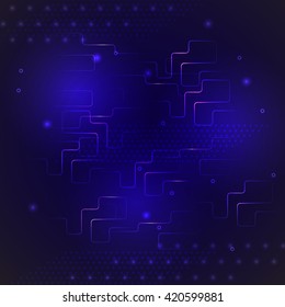  Digital technology innovation concept. Vector illustration.