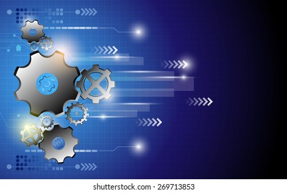 digital technology innovation movement abstract design background