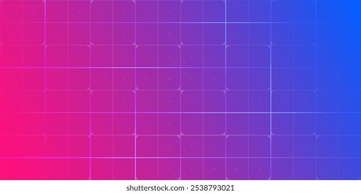 Digitale Technologie Linie Gitter Hintergrund. HUD-Raster. Datenbildschirm-Dashboard.  