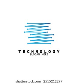 Digital technology logo, for business cards, solutions, positive, modern, energy, icons, etc.
