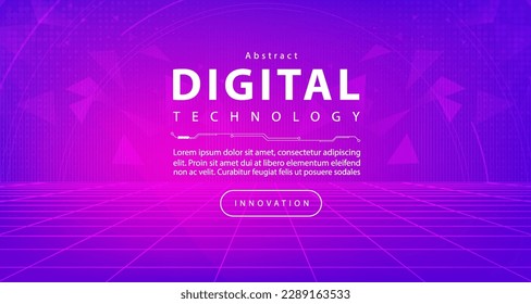 Digital technology metaverse neon blue pink background, cyber information, abstract speed connect communication, innovation future meta tech, internet network connection, Ai big data, illustration 3d