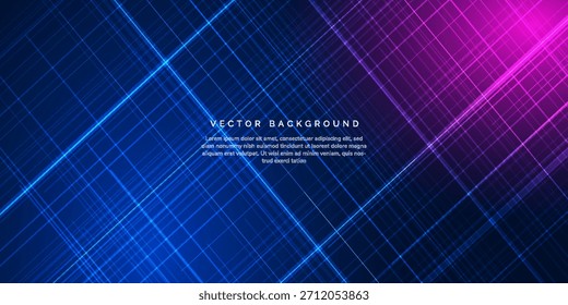 Digitale Technologie metaverse neon blaurosa Hintergrund, Cyber-Informationen, abstrakte Geschwindigkeit verbinden Kommunikation, Innovation Zukunft meta-tech, Internet-Netzwerk-Verbindung, Ai Big Data, Illustration 3d
